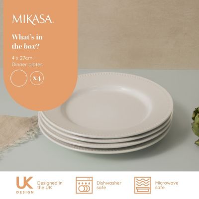 Mikasa Cranborne 4-piece Dinner PlateSet  image(3)