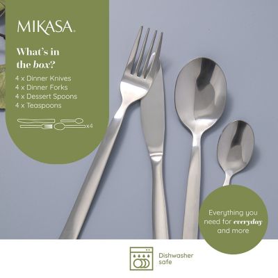 Mikasa Beaumont 16-piece Stainless Steel Cutlery Set  image(3)