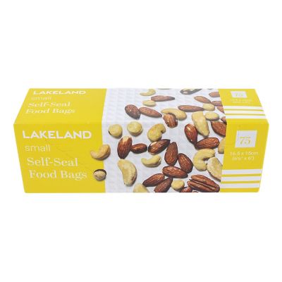75 Lakeland Press-Seal Food Storage Bags 16.5 x 15cm