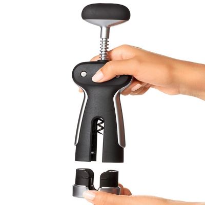 OXO Good Grips Steel Winged Corkscrew With Removable Foil Cutter image(3)