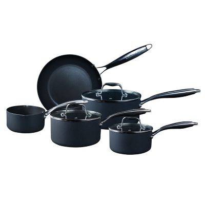 Lakeland 5-Piece Hard Anodised Pan Set image(1)