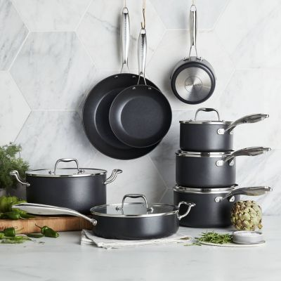 Lakeland 5-Piece Hard Anodised Pan Set image(3)