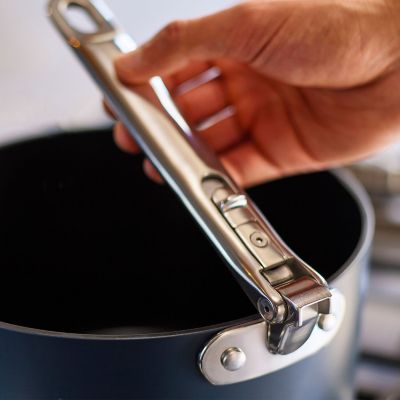 Joseph Joseph Space 15cm Saucepan with Lid and Folding Handles image(2)