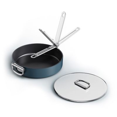 Joseph Joseph Space 28cm Sauté Pan with Lid and Folding Handles image(3)