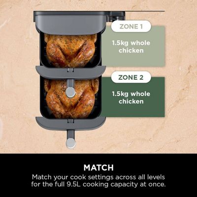 Ninja Double Stack XL 9.5L Air Fryer SL400UK Grey image(9)