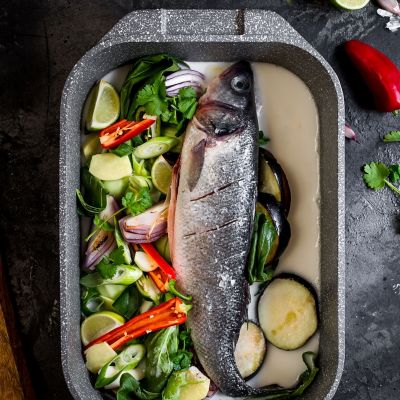 MasterClass 34cm Cast Aluminium Roasting Pan Black image(5)