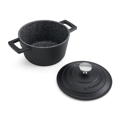MasterClass 16cm Cast Aluminium Casserole Dish Black  image(3)