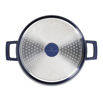 MasterClass 28cm Cast Aluminium Shallow Casserole Dish Blue  image(3)