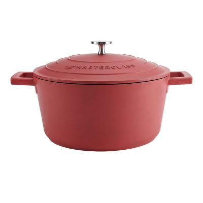 MasterClass 24cm Cast Aluminium Casserole Dish Red image(6)