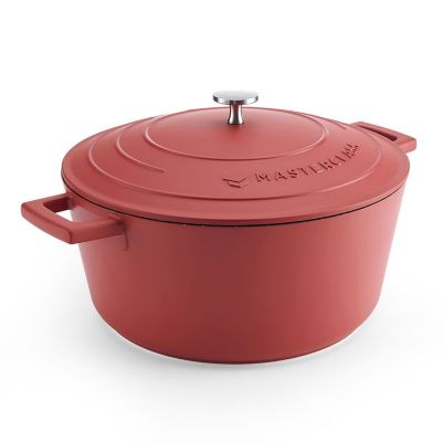 MasterClass 28cm Cast Aluminium Casserole Dish Red image(1)