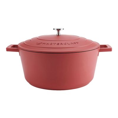MasterClass 28cm Cast Aluminium Casserole Dish Red image(6)