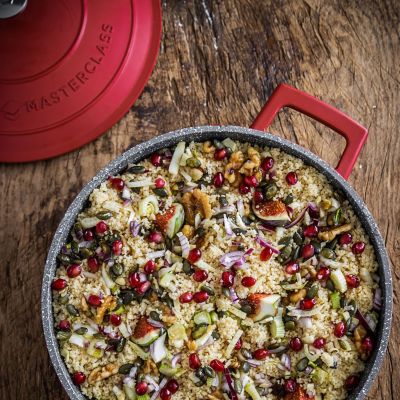 MasterClass 28cm Cast Aluminium Casserole Dish Red image(8)