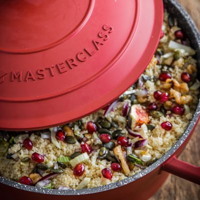 MasterClass 28cm Cast Aluminium Casserole Dish Red image(9)