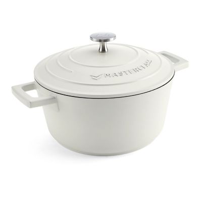 MasterClass 20cm Cast Aluminium Casserole Dish Cream image(1)