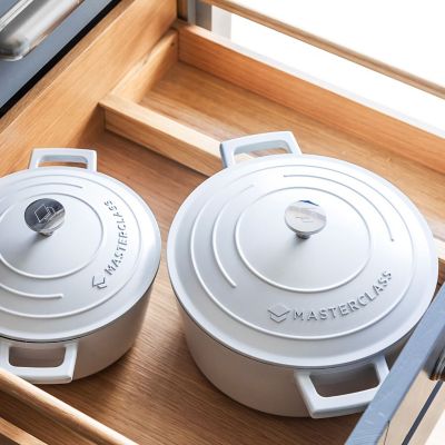 MasterClass 20cm Cast Aluminium Casserole Dish Cream image(11)