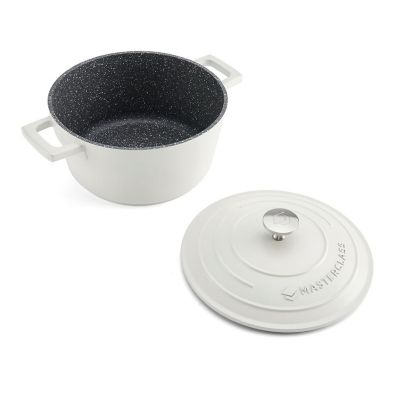 MasterClass 20cm Cast Aluminium Casserole Dish Cream image(3)