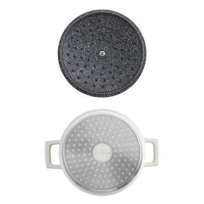 MasterClass 20cm Cast Aluminium Casserole Dish Cream image(4)