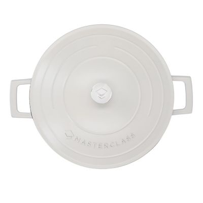 MasterClass 28cm Cast Aluminium Casserole Dish Cream image(6)
