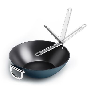 Joseph Joseph Space 32cm Aluminium Wok wiht Folding Handles image(3)