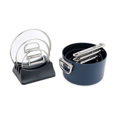 Joseph Joseph Space 3 Piece Saucepan Set with Folding Handles image(1)