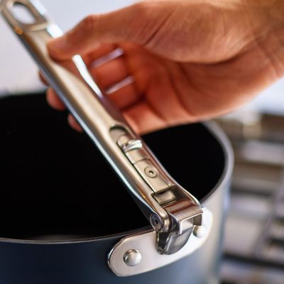 Joseph Joseph Space 3 Piece Saucepan Set with Folding Handles image(2)