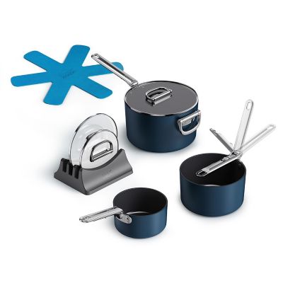 Joseph Joseph Space 3 Piece Saucepan Set with Folding Handles image(3)