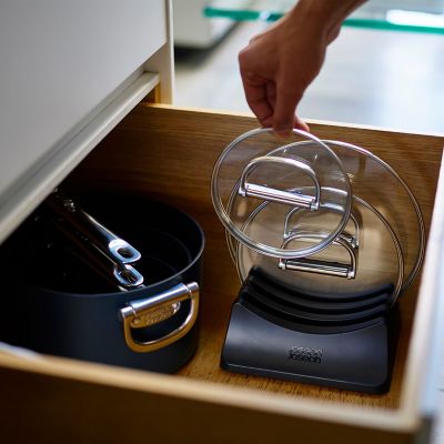 Joseph Joseph Space 3 Piece Saucepan Set with Folding Handles image(5)