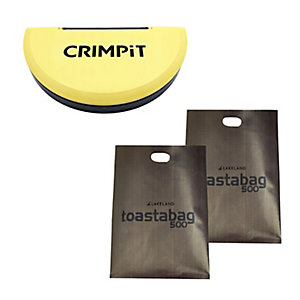 CRIMPiT Wrap Press and 2 Lakeland Toastabags Bundle