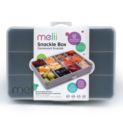 Melii Snackle Box Grey – 12 Adjustable Snack Compartments  image(7)