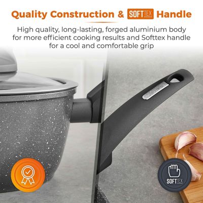 Tower Cerastone Graphite Saucepan - 22cm image(6)