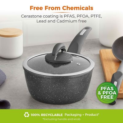 Tower Cerastone Graphite Saucepan - 22cm image(7)
