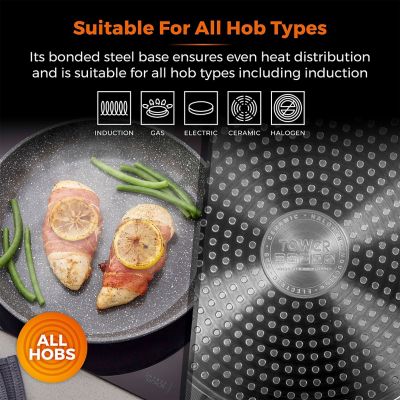 Tower Cerastone Forged Fry Pan - 28cm image(4)