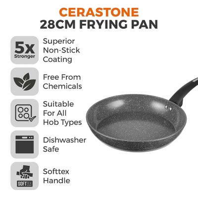 Tower Cerastone Forged Fry Pan - 28cm image(5)