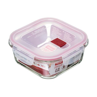 Cook & Eat Square Glass Container 0.8L  image(5)