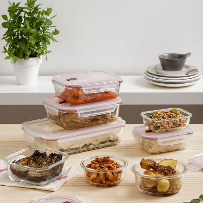 Cook & Eat Square Glass Container 0.8L  image(6)