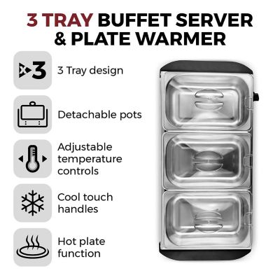 Tower Buffet Server 3 x 1.5L T16150 image(3)