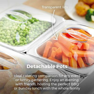 Tower Buffet Server 2 x 2.5L and 2 x 1.2L T16151 image(5)