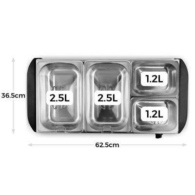 Tower Buffet Server 2 x 2.5L and 2 x 1.2L T16151 image(8)