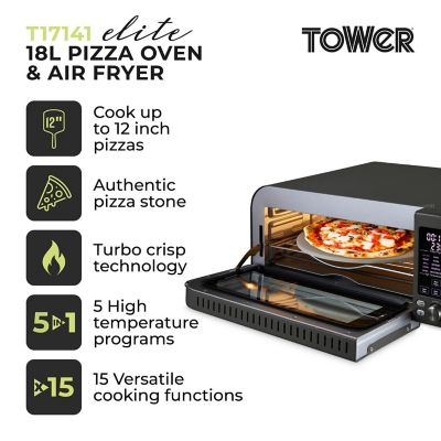 Tower 18L Pizza Oven T17141 image(3)