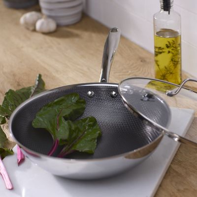 Lakeland Tri-Clad 28cm Wok with Glass Lid image(2)