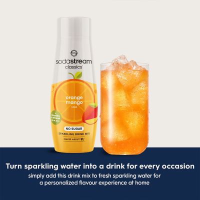 SodaStream Classics Zero Orange Mango Sparkling Drink Mix 440ml image(4)