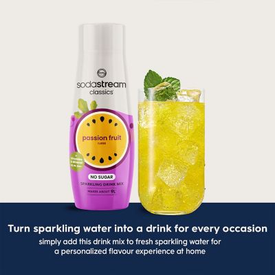SodaStream Classics Passionfruit Zero Sparkling Drink Mix 440ml image(4)