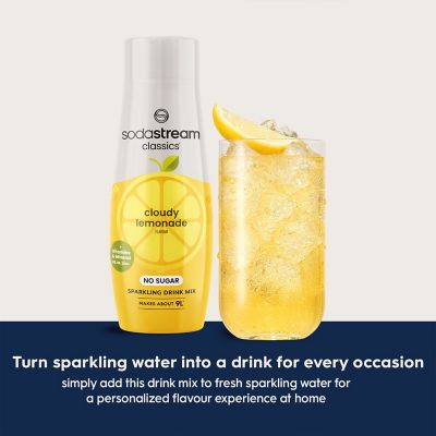 SodaStream Classics Zero Cloudy Lemonade Sparkling Drink Mix 440ml image(4)