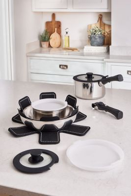 Lakeland Stainless Steel 14-Piece Easy Store Pan Set image(2)