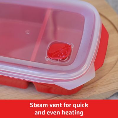 Prestige Microwave 1.3L Divided Container - Red image(5)