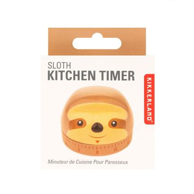 Kikkerland Sloth Kitchen Timer image(3)