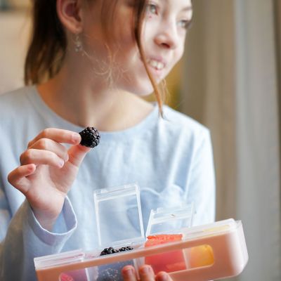 Melii Snackle Box with 4 Compartments - Pink image(2)