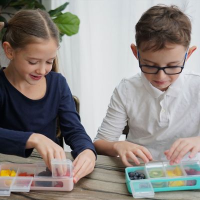 Melii Snackle Box with 4 Compartments - Pink image(3)