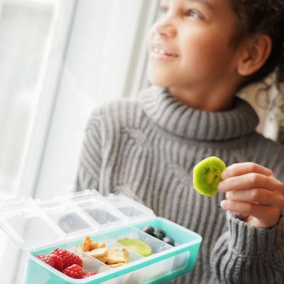 Melii Snackle Box with 4 Compartments - Blue image(2)