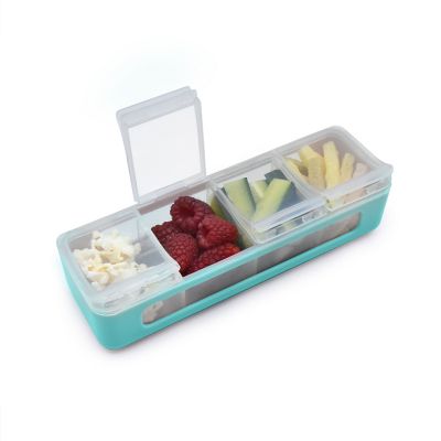 Melii Snackle Box with 4 Compartments - Blue image(6)